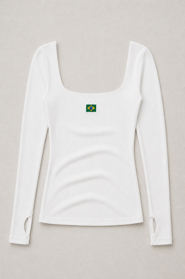 Blusa Manga Longa Brasil COPA 26