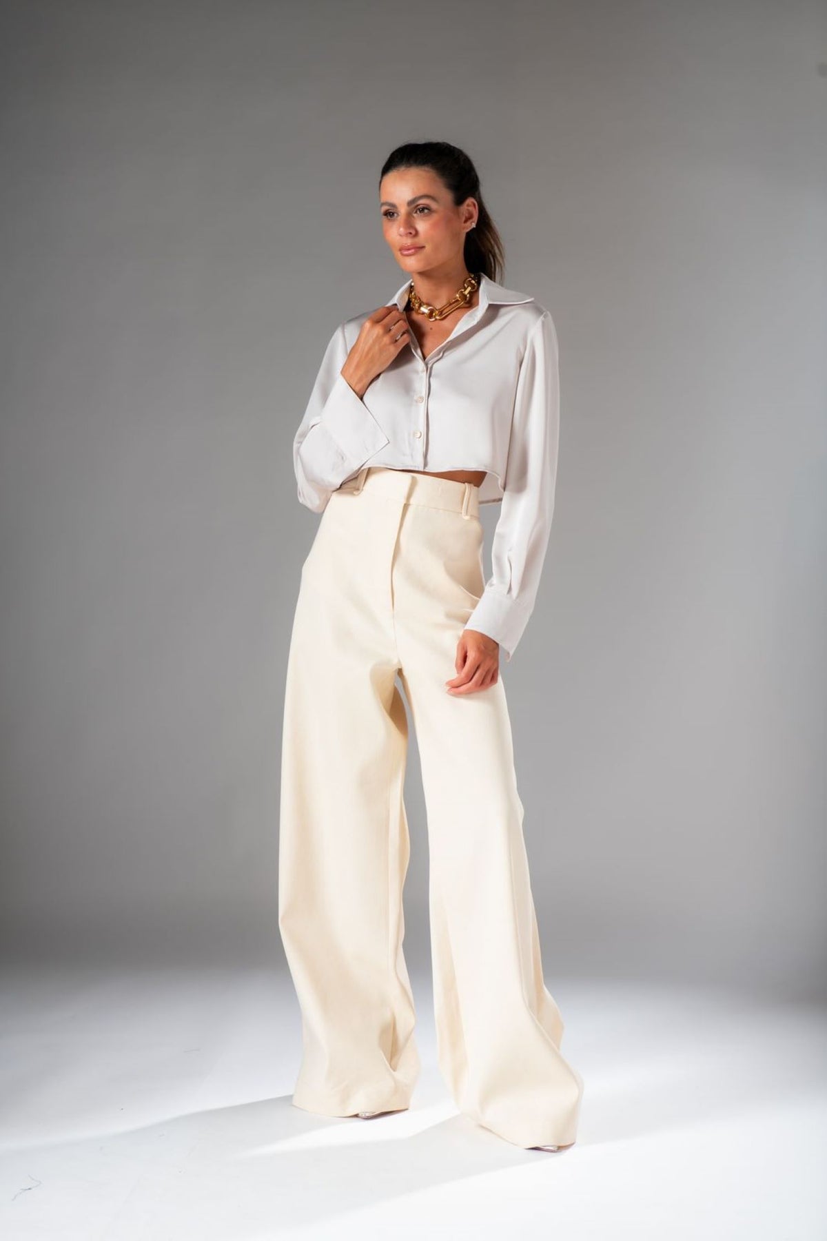Camisa Cropped Algarve ACQUA