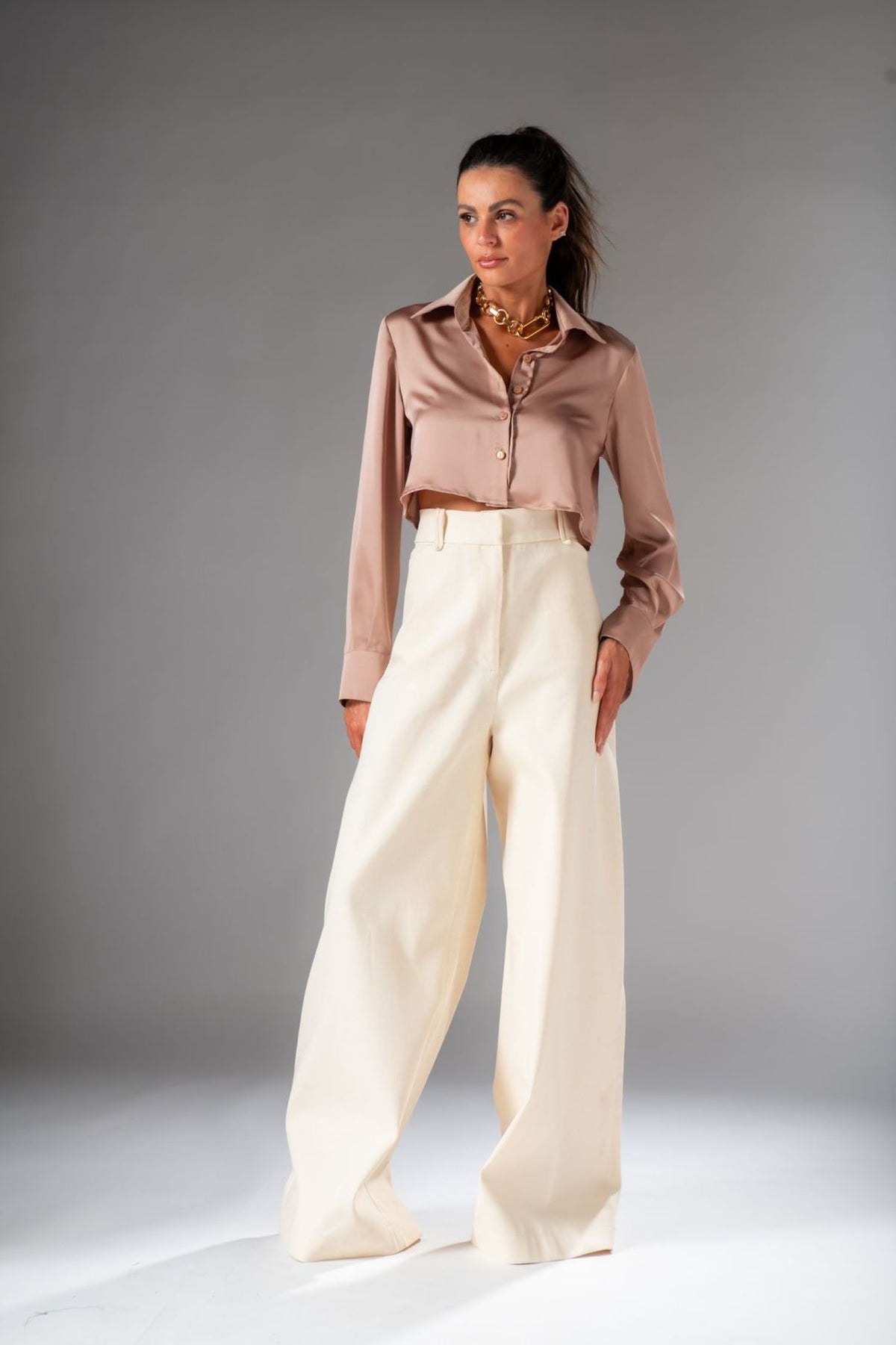 Camisa Cropped Algarve ACQUA